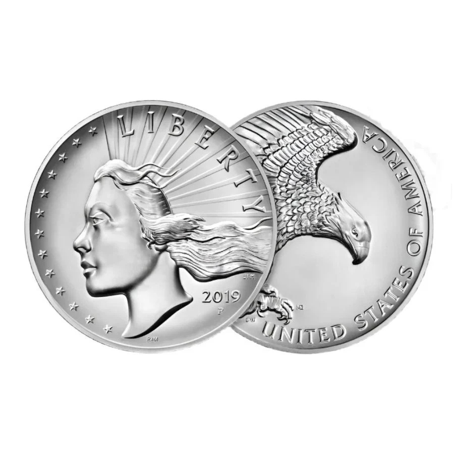 2019 Silver American Liberty High Relief ( 1 Troy Ounce ) - Image 3