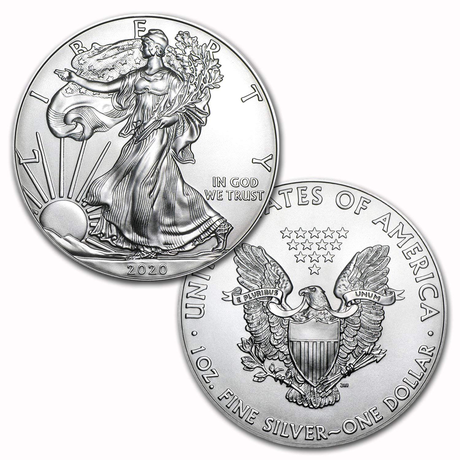 2020 American Silver Eagle Coin ( 1 Troy Ounce) - Image 3