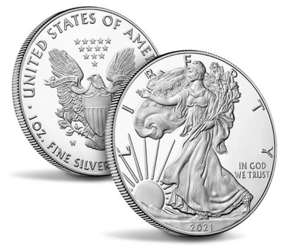 2021 American Silver Eagle Coin ( 1 Troy Ounce) - Image 3
