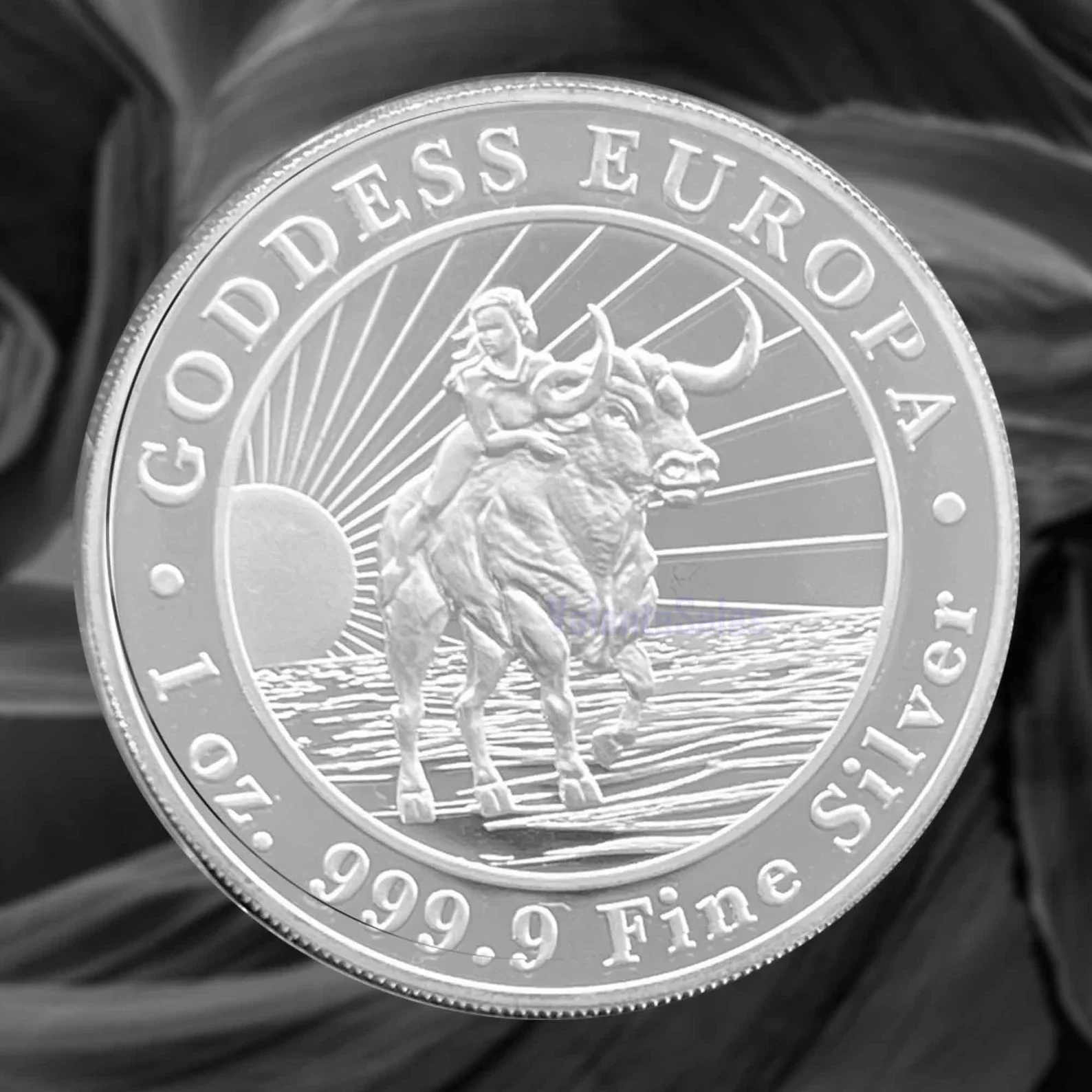 2022 Tokelau Goddess Europa Silver Coin ( 1 Troy Ounce ) - Image 2