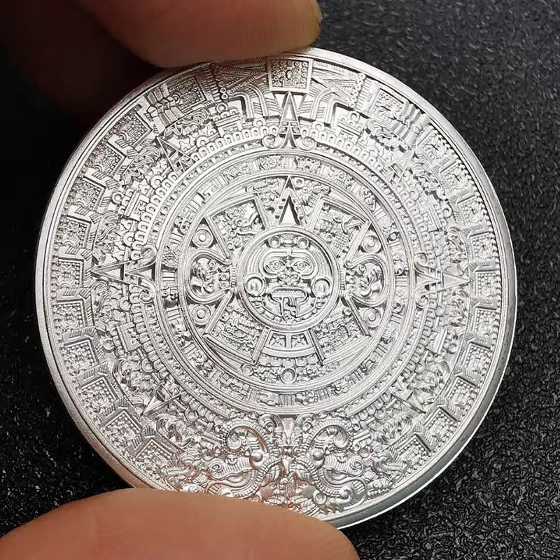 Aztec Calendar Silver Coin ( 1 Troy Ounce ) - Image 4