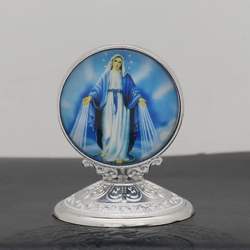 Catholic Holy Statue Set: Christ, Angel, Virgin Mary ( 1 pcs ) - Image 3
