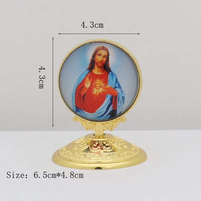 Catholic Holy Statue Set: Christ, Angel, Virgin Mary ( 1 pcs ) - Image 6