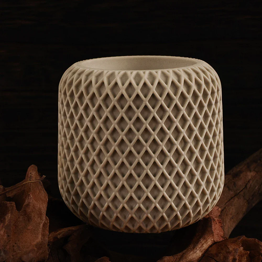 Round Cup Scented Candle Jar Mold - Image 4