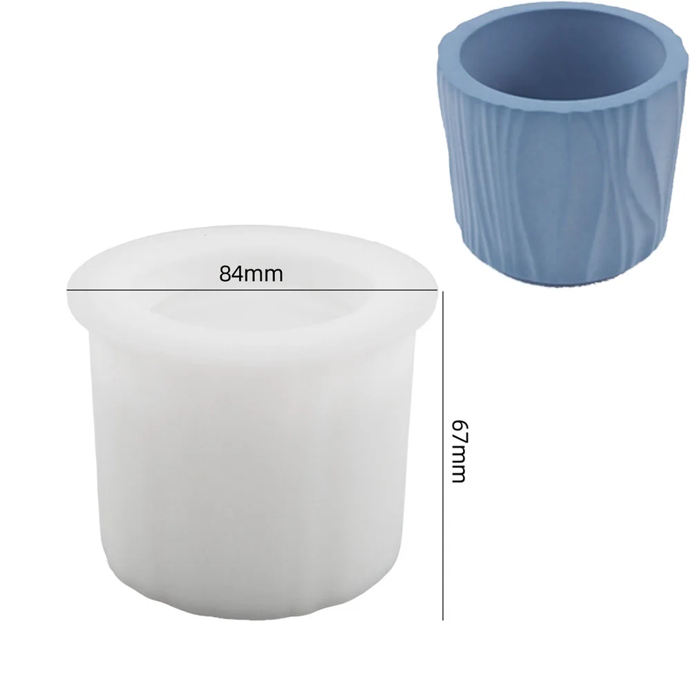 Round Cup Scented Candle Jar Mold - Image 7