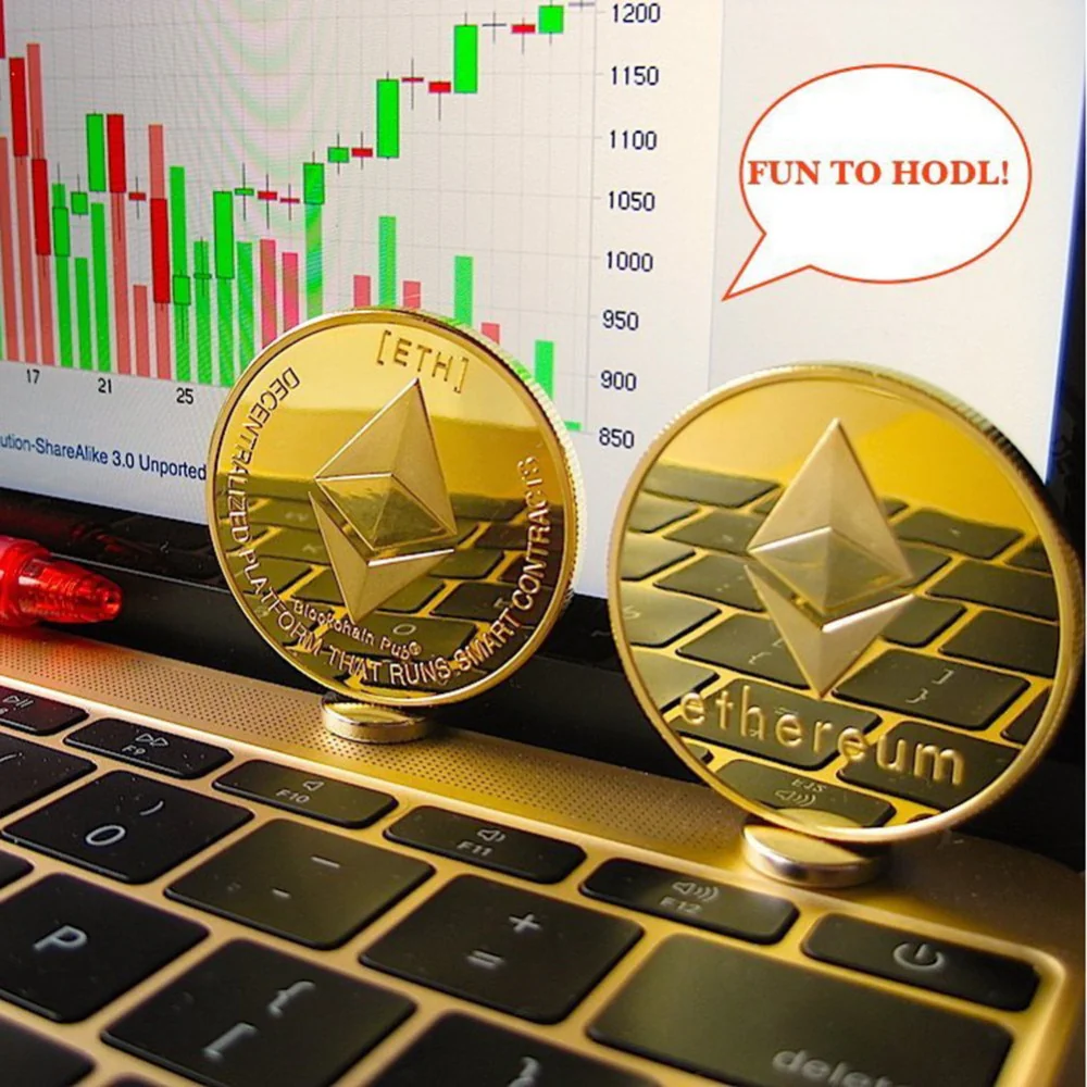 Ethereum Coin ( Gold and Silver ) - Image 4