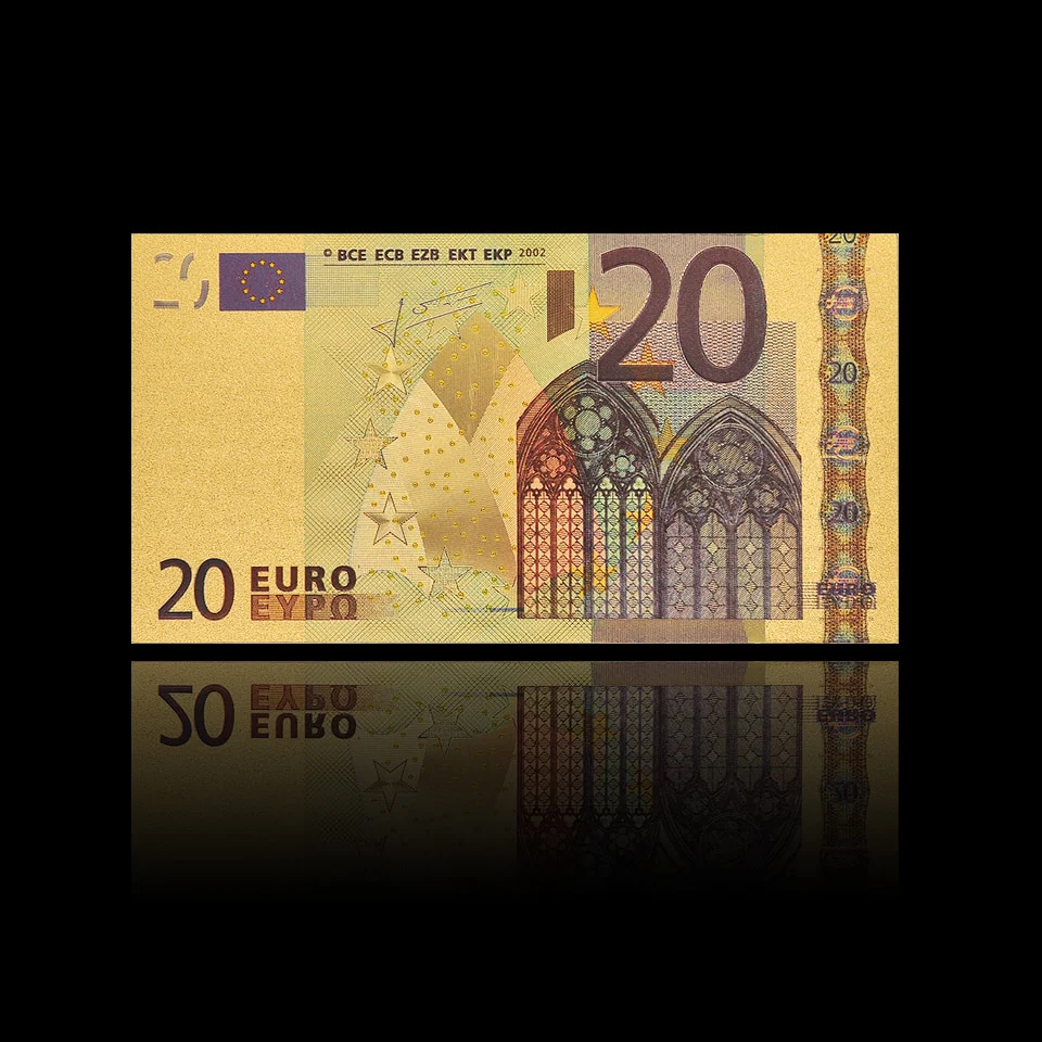 Euro Gold Foil Banknote Note - Image 3