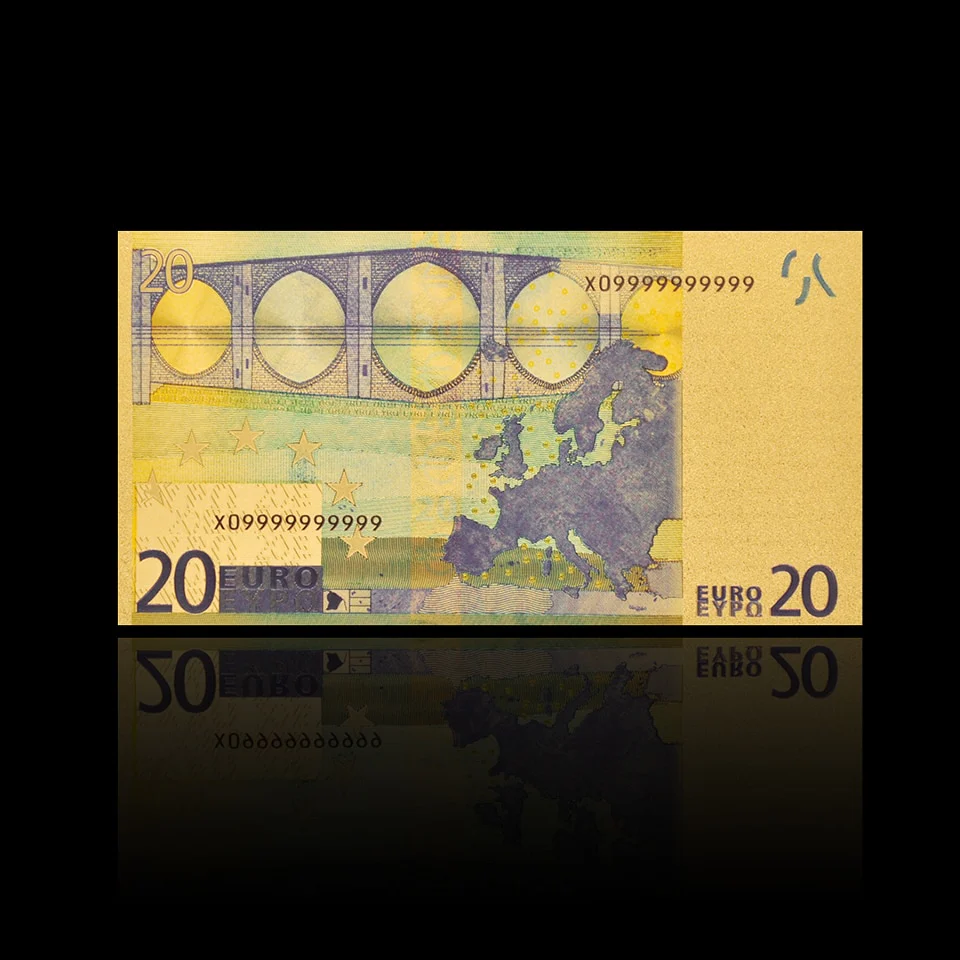 Euro Gold Foil Banknote Note - Image 4