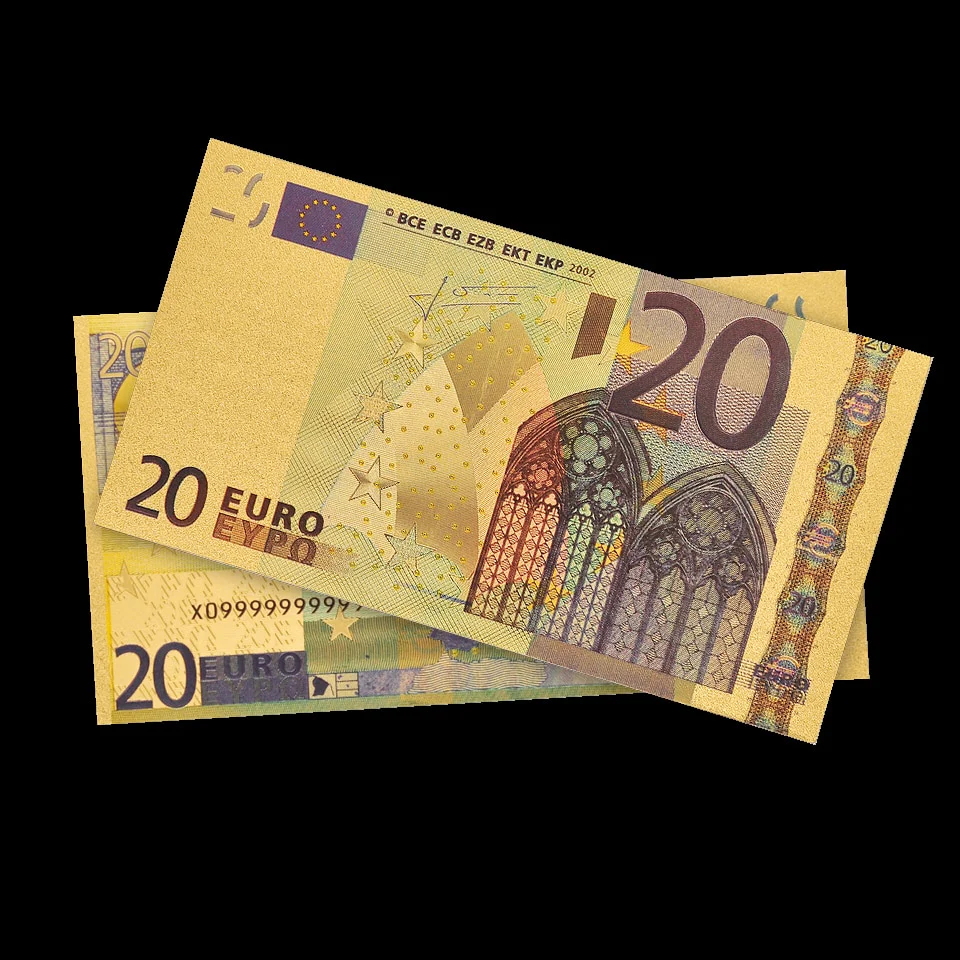 Euro Gold Foil Banknote Note - Image 5