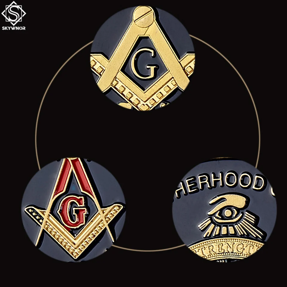 European Masonic Commemorative Gold Coin - Image 4