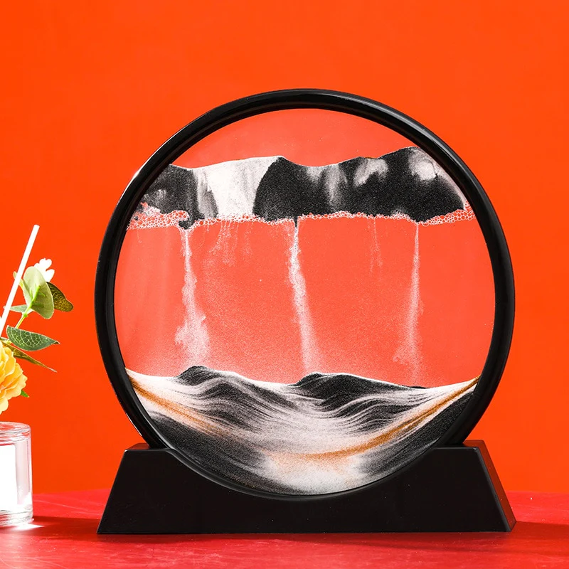 Flowing 3D Moving Sand Art Wall Hanging Picture Wall Art - Image 2