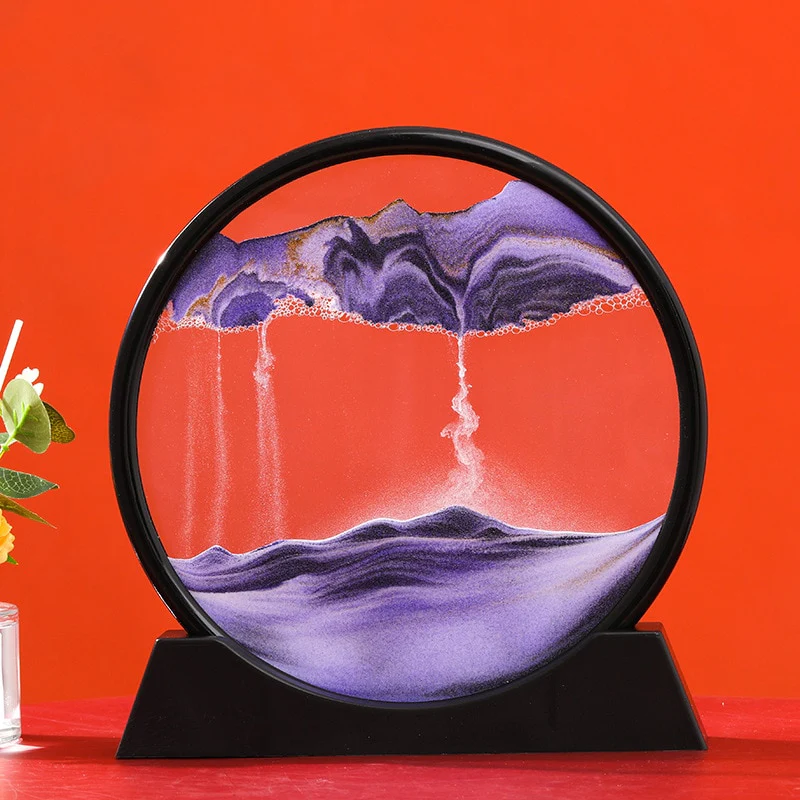 Flowing 3D Moving Sand Art Wall Hanging Picture Wall Art - Image 4