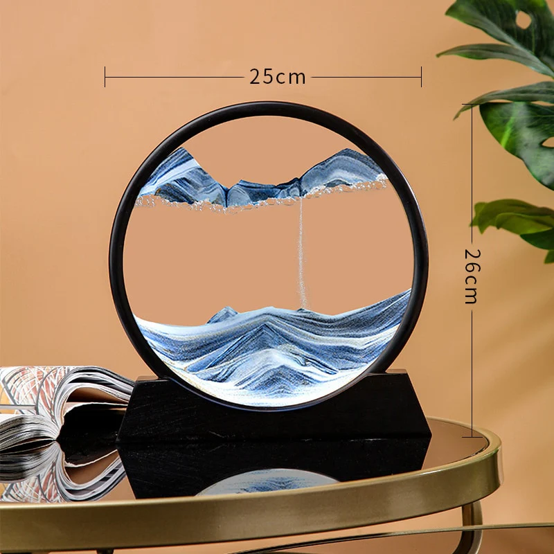 Flowing 3D Moving Sand Art Wall Hanging Picture Wall Art - Image 7
