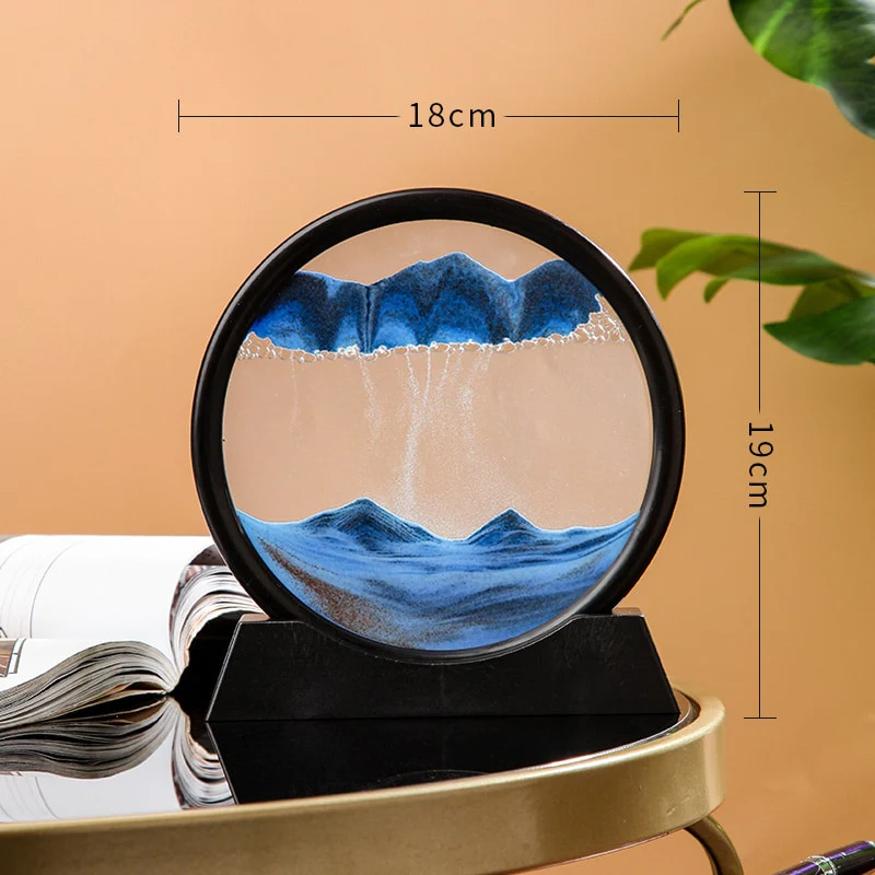 Flowing 3D Moving Sand Art Wall Hanging Picture Wall Art - Image 8