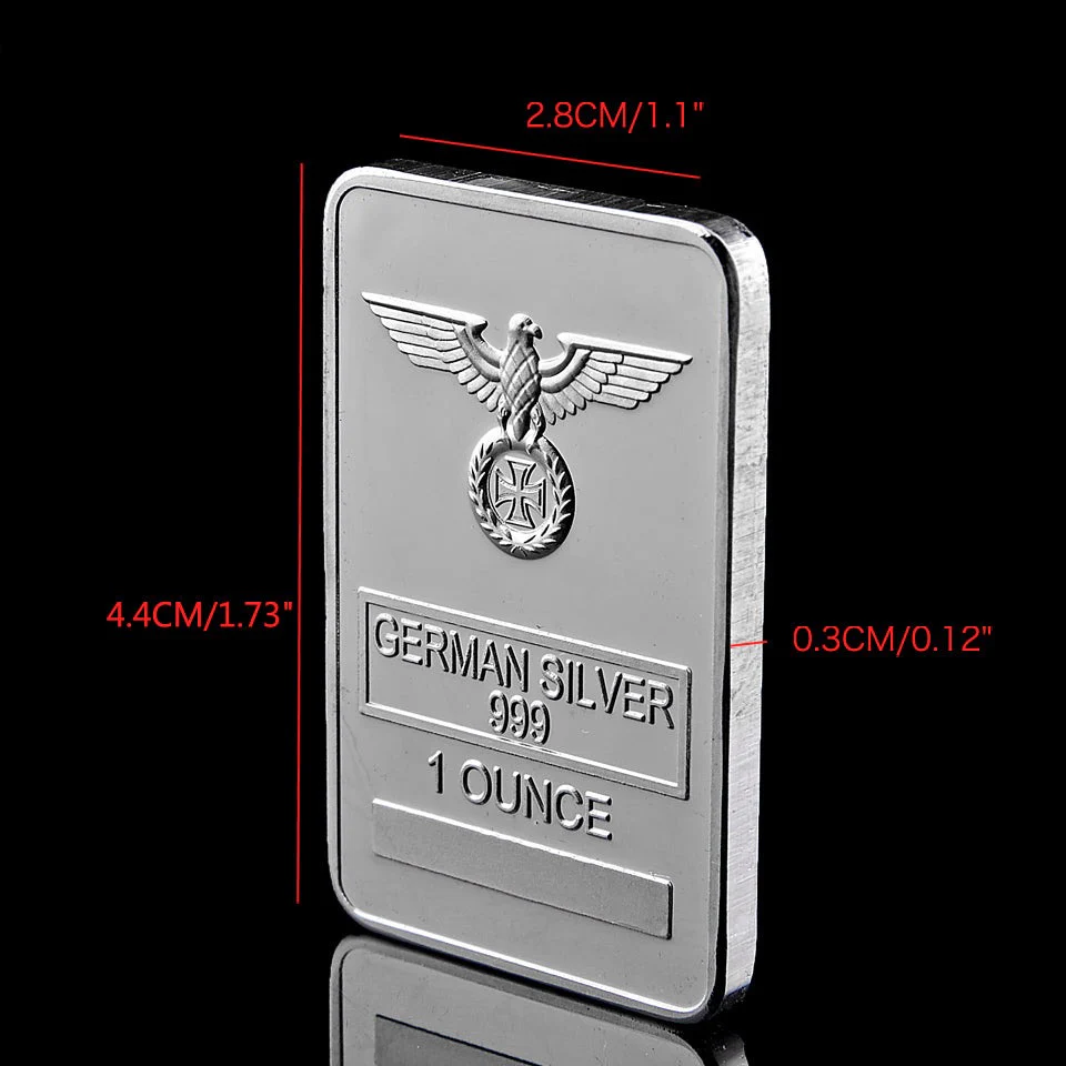German Eagle Silver Bar ( 1 Troy Ounce ) - Image 4