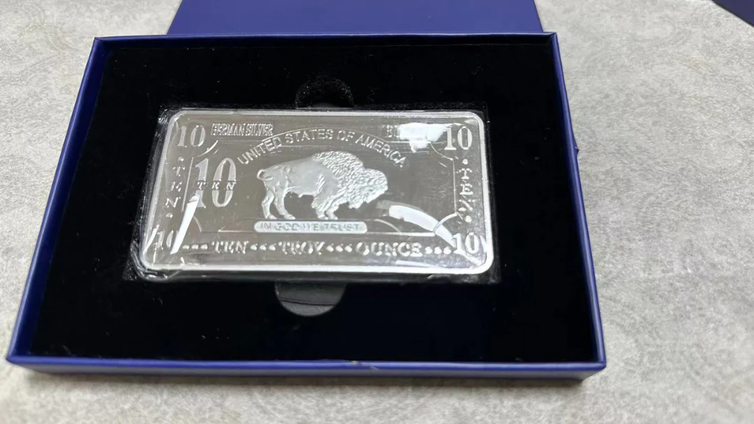 Germany Buffalo Silver Bar ( 10 Troy Ounce ) - Image 7