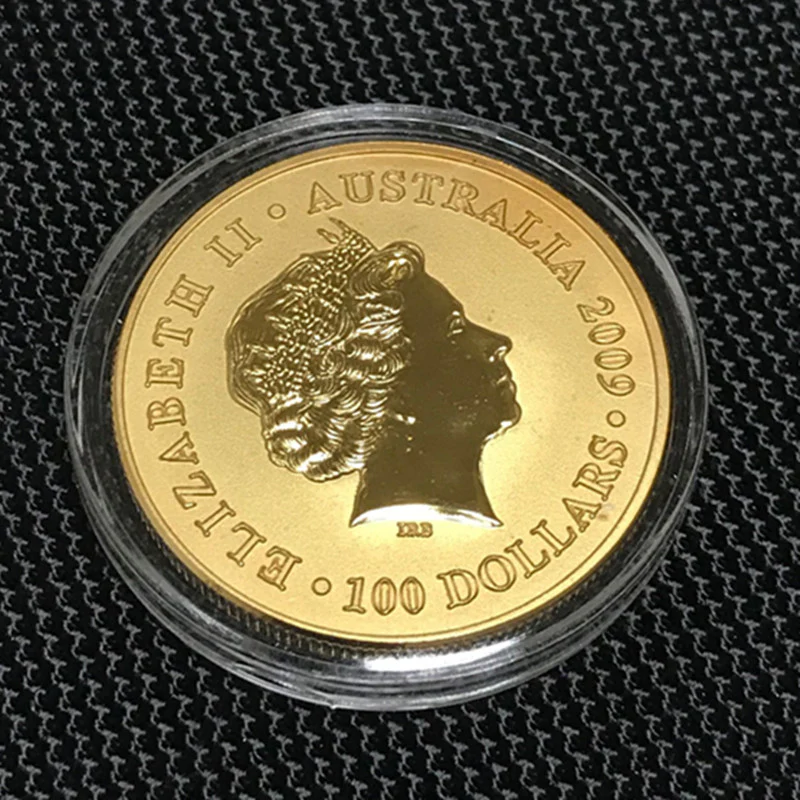 Gold badge coin 2009 ( Australian Kangaroo and Elizabeth) - Image 4