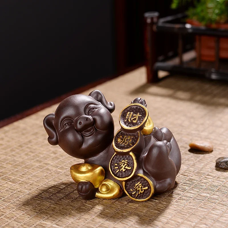 Purple Sand Pig Tea Pet - Image 10