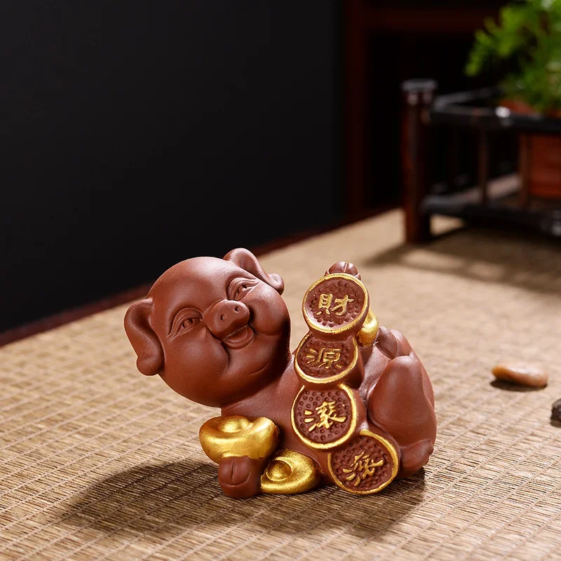Purple Sand Pig Tea Pet - Image 11