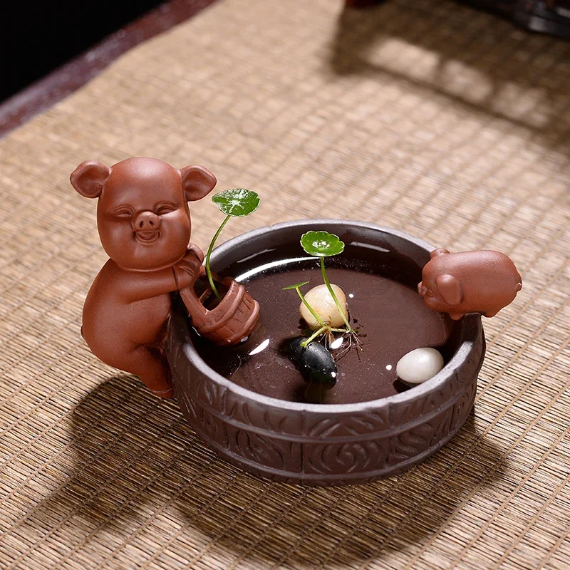 Purple Sand Pig Tea Pet - Image 3