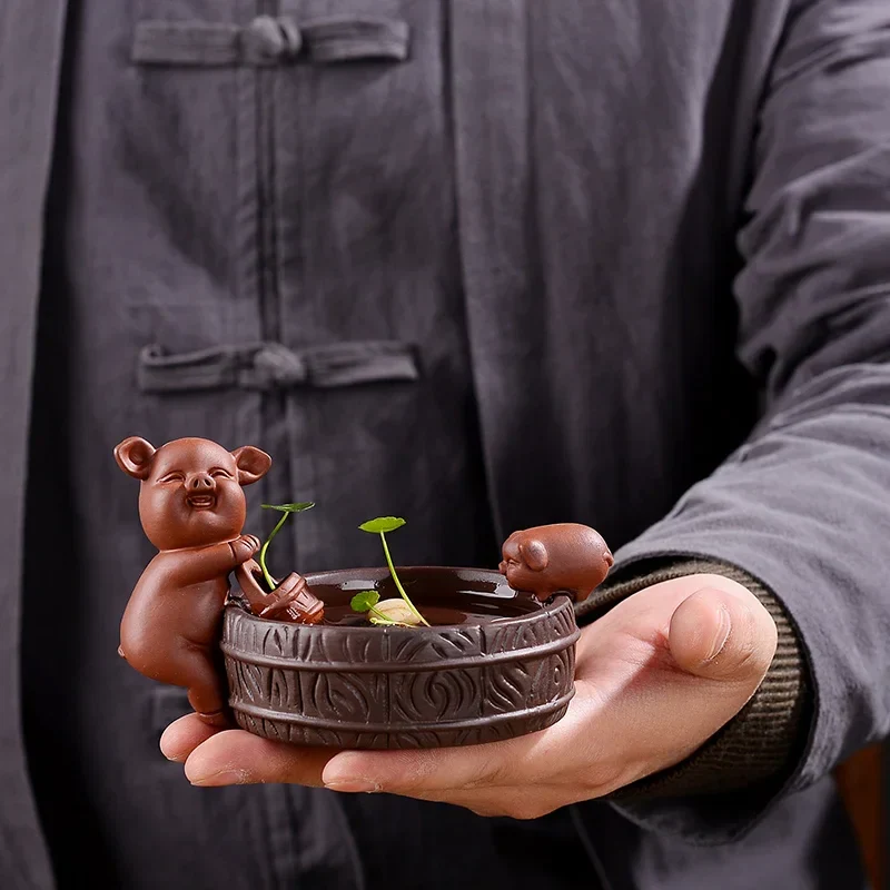 Purple Sand Pig Tea Pet - Image 4