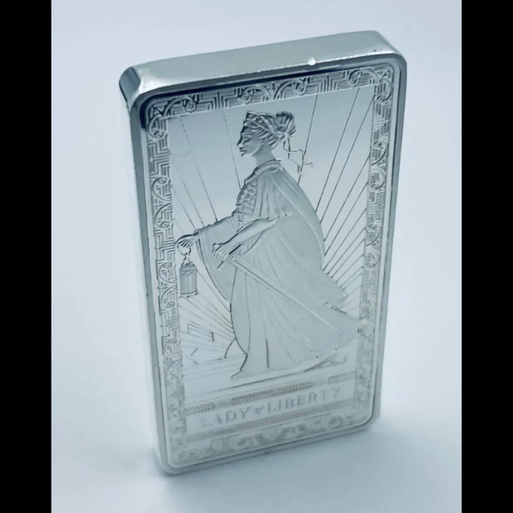 Lady of Liberty Silver Bar ( 10 Troy Ounce ) - Image 4