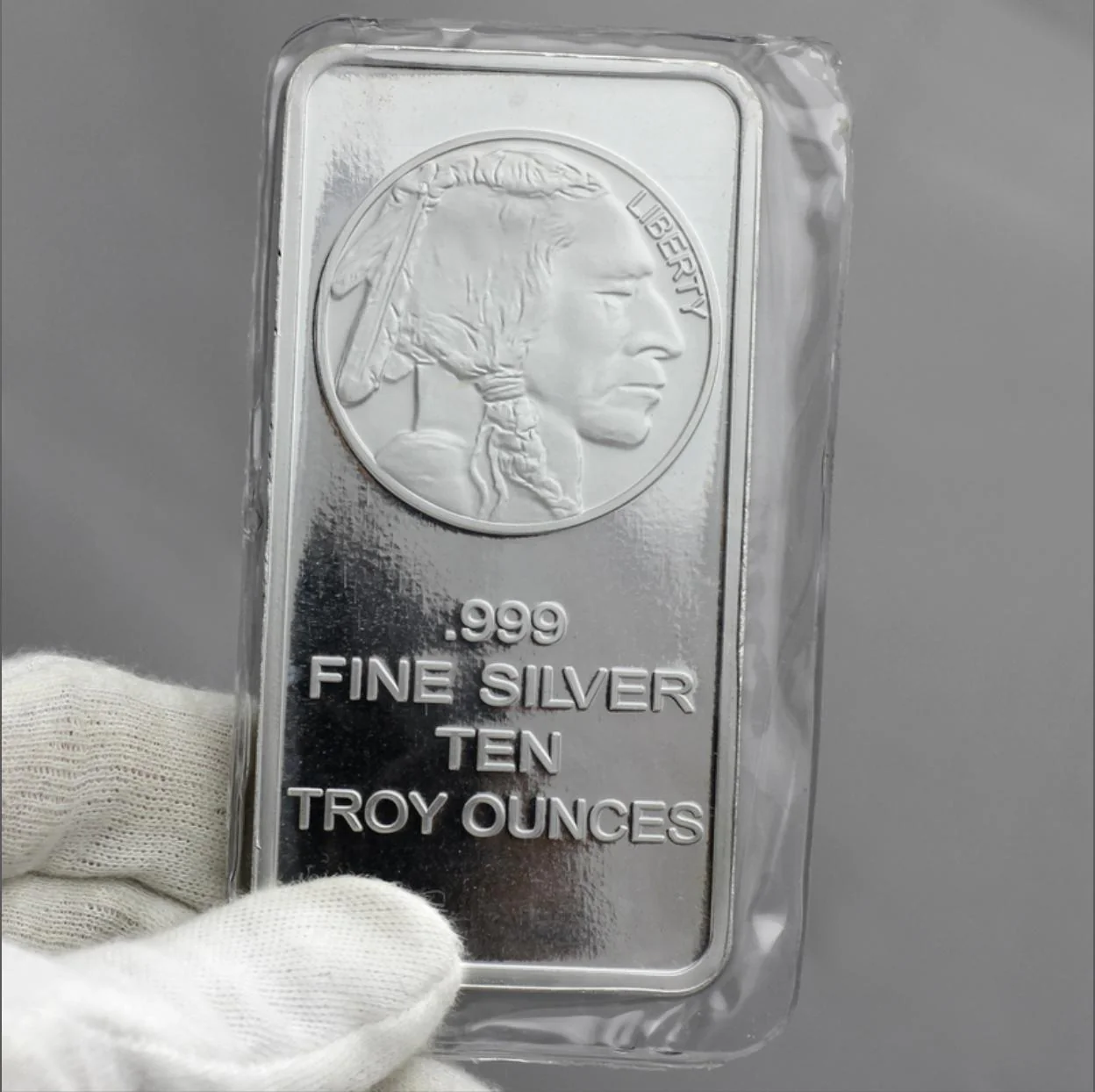 Liberty Buffalo Silver Bar ( 10 Troy Ounce ) - Image 3