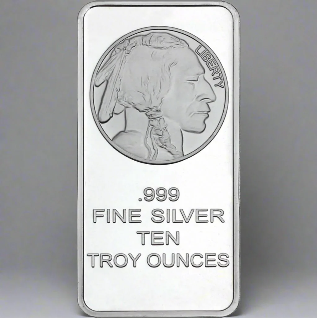 Liberty Buffalo Silver Bar ( 10 Troy Ounce ) - Image 4