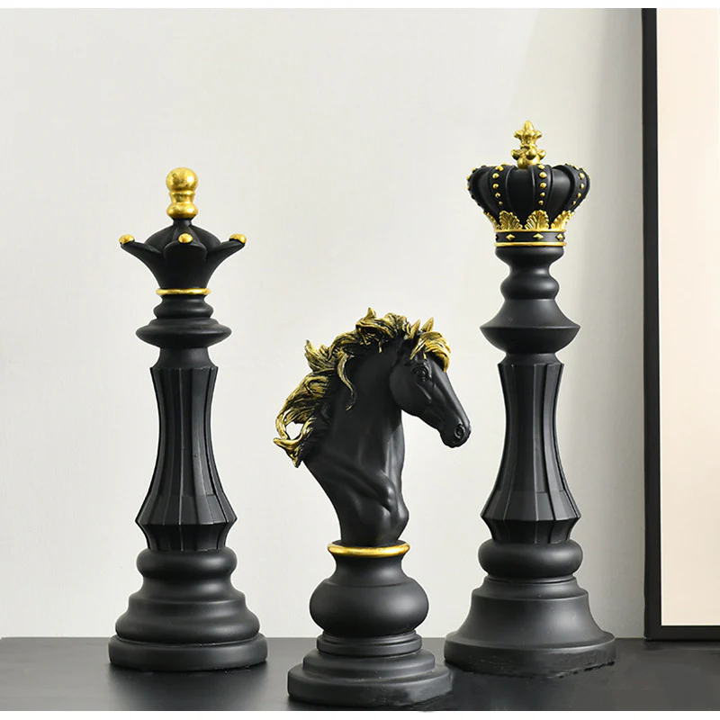 One Set Chess Ornament Tabletop - Image 6
