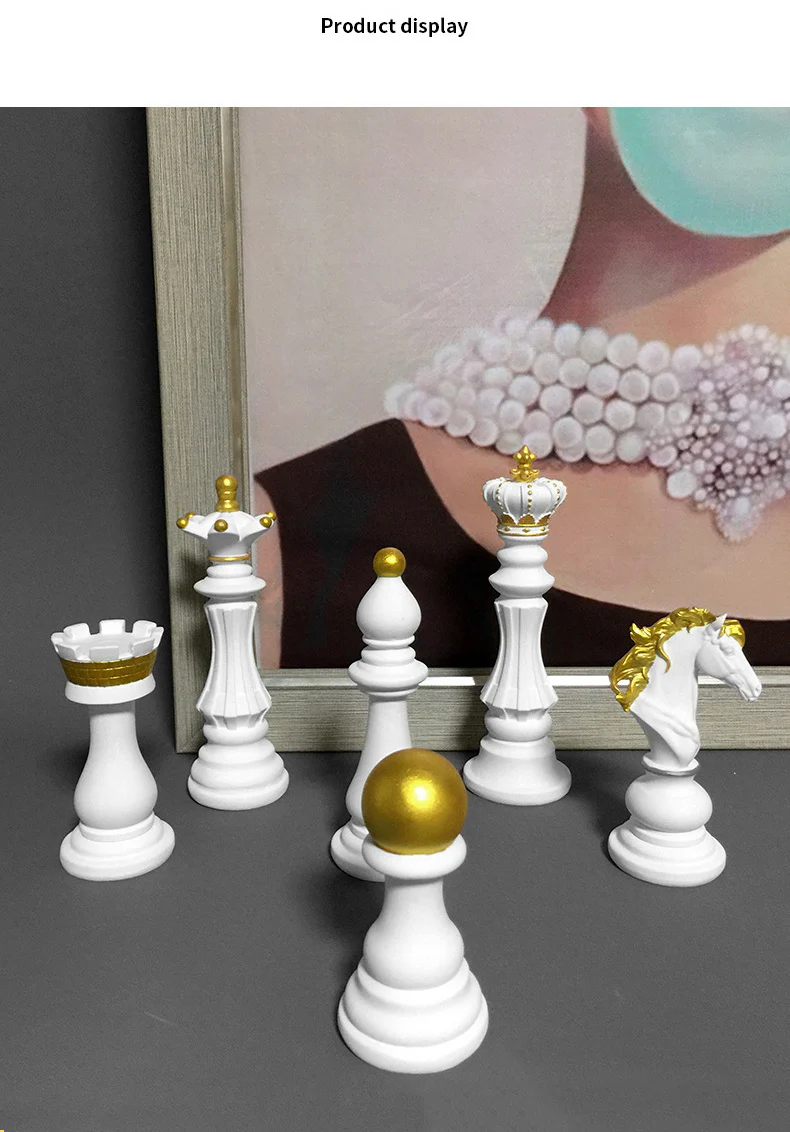One Set Chess Ornament Tabletop - Image 9