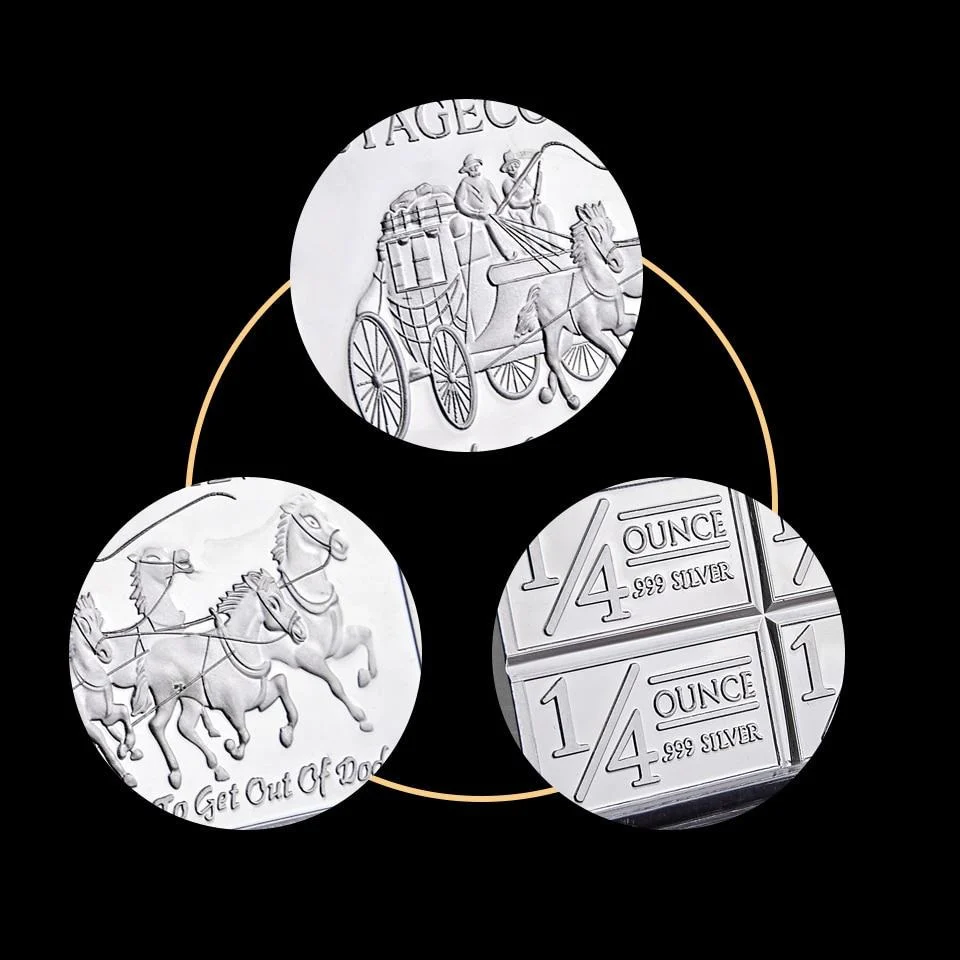 Stagecoach Silver Bar ( 1 Troy Ounce ) - Image 3