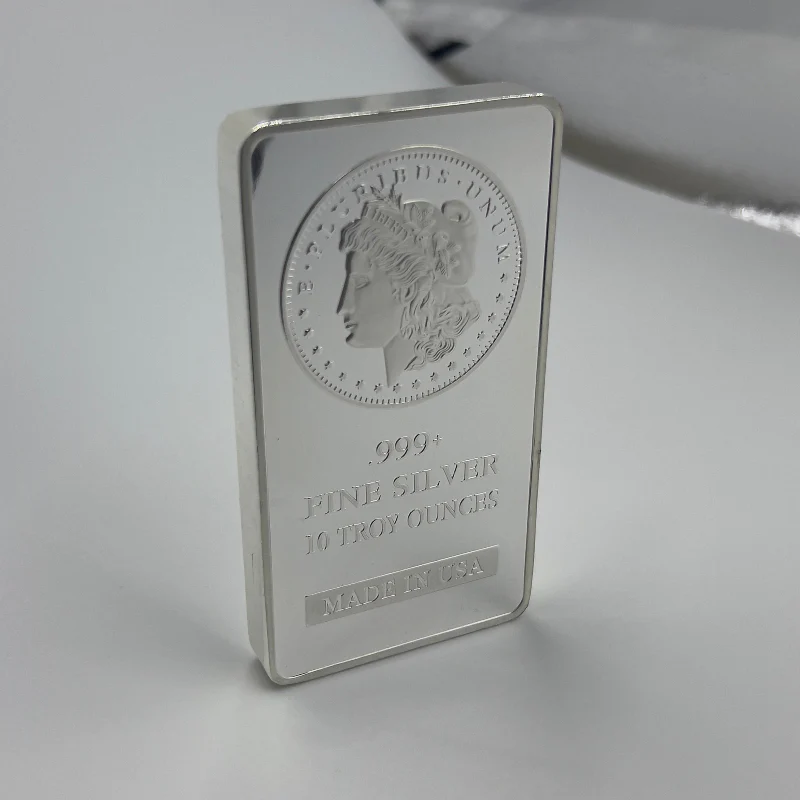USA Badge Silver Bar ( 10 Troy Ounce )- New - Image 2