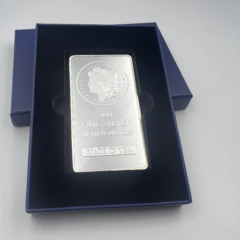 USA Badge Silver Bar ( 10 Troy Ounce )- New - Image 7