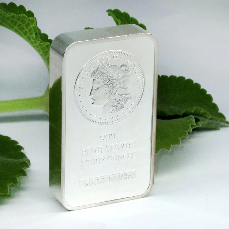 USA Badge Silver Bar ( 5 Troy Ounce ) - Image 2