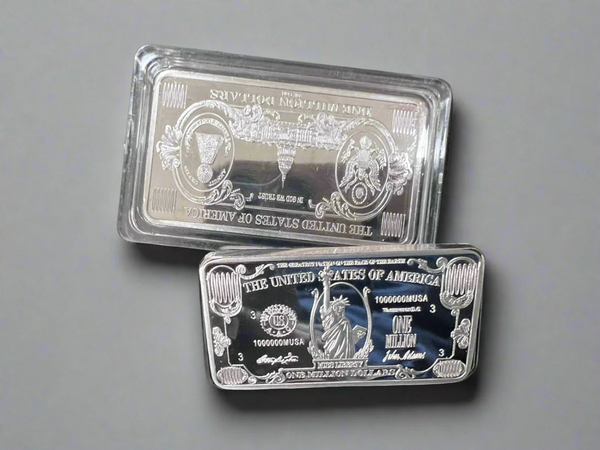 One Million Dollar Bill Silver Bar (1 Troy Ounce) - Image 3