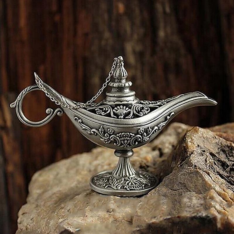 Vintage Aladdin Magic Genie Lamp Incense Burner - Image 7