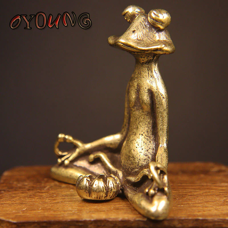 Zen Frog Meditation Statue - Image 4